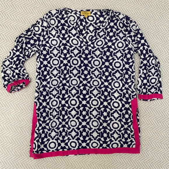 ROBERTA ROLLER RABBIT Tunic / Coverup / Kurta - Picture 1 of 4